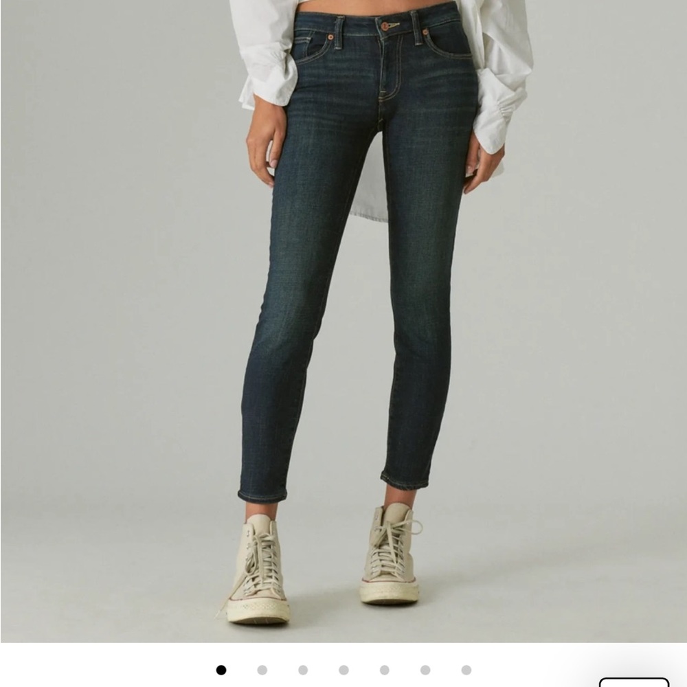 NWT Lucky Brand Lolita Skinny Jeans Dark Blue Size 8/29R